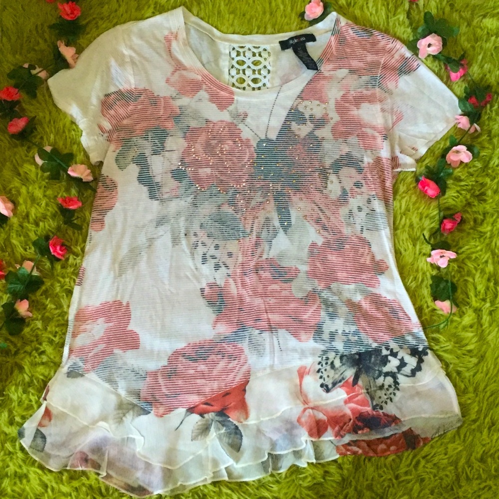 🌀 Butterfly Fairy Blouse - M